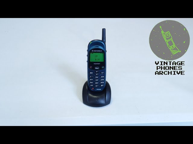 Motorola Timeport L7089 Mobile phone menu browse, ringtones - YouTube