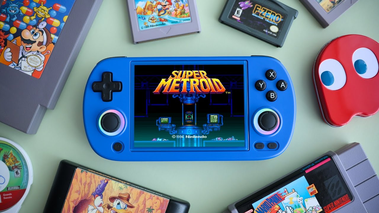 Anbernic RG40XX H: Big Screen! - YouTube