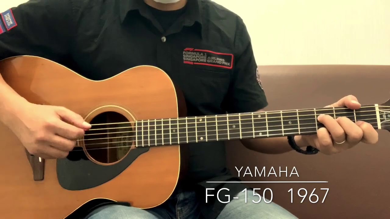 YAMAHA FG-150 ライトグリーンラベル [LAST GUITAR] - YouTube
