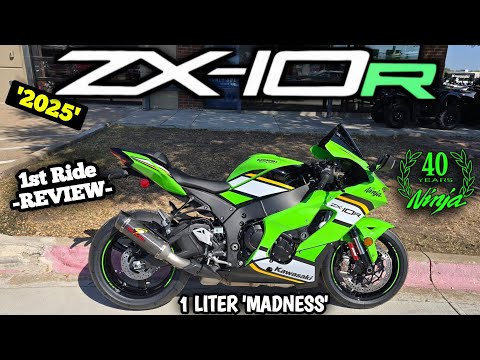 2025 Kawasaki ZX10-R 1st Ride & Review | 1 LITER MADNESS - YouTube