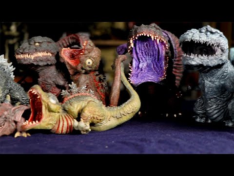All Godzilla X-Plus DefoReal Figures! Part 1 of 2 - YouTube