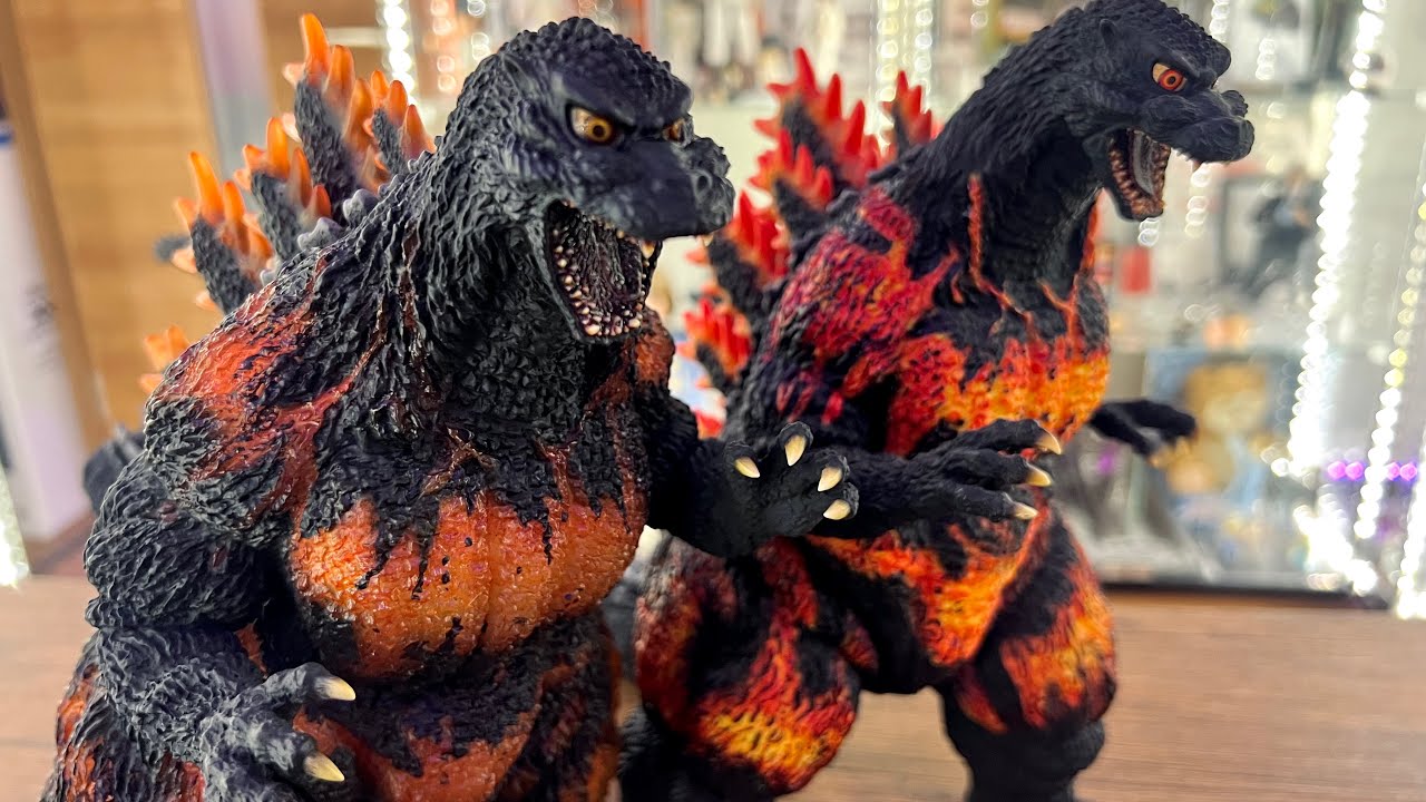Burning Godzilla 1995 X-Plus Yuji Sakai Sculpture Collection Toho