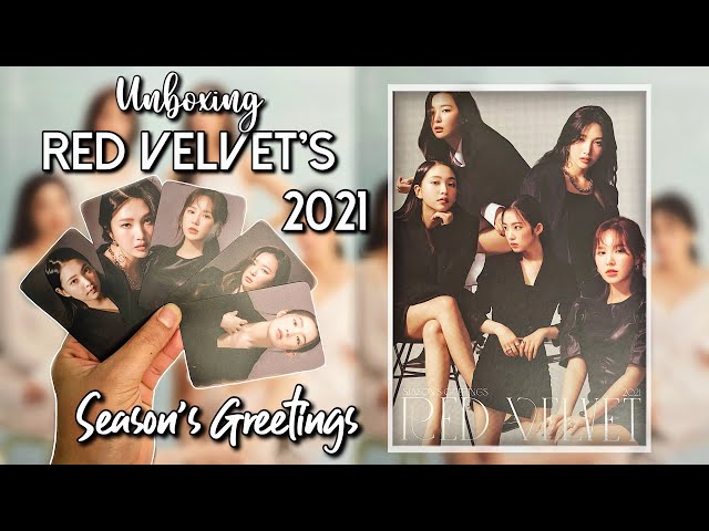 2021 Red Velvet SEASON'S GREETINGS UNBOXING #RedVelvet - YouTube