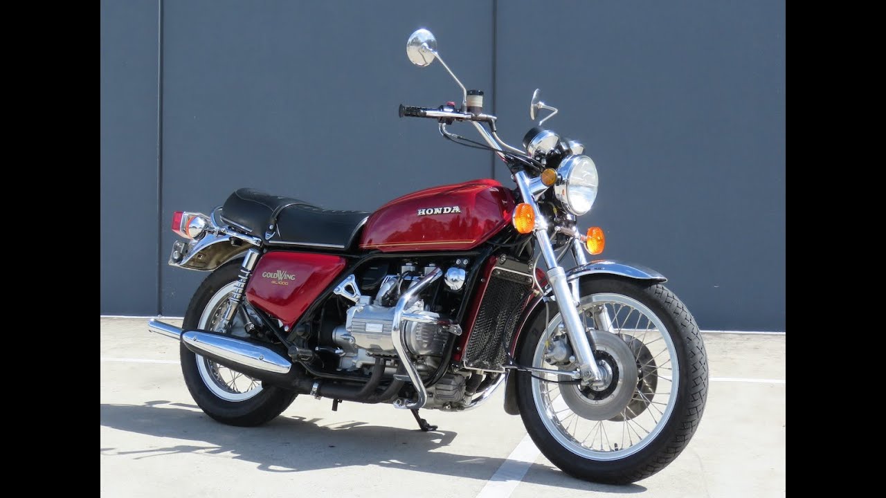 1975 Honda GL1000 GoldWing review by AllMoto.com - YouTube