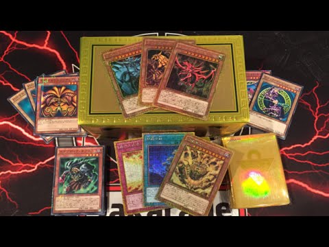 Yugioh Millennium Box Gold Edition Opening - Exodia, God Cards