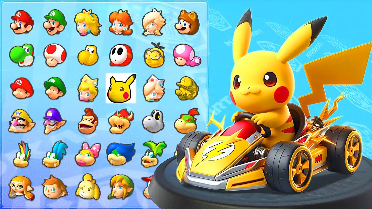 マリオカート8デラックス】ピカチュウが雷でレースを変える Nintendo
