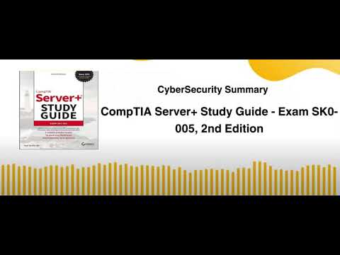 CompTIA Server+ Study Guide Exam SK0 005, 2nd Edition - YouTube