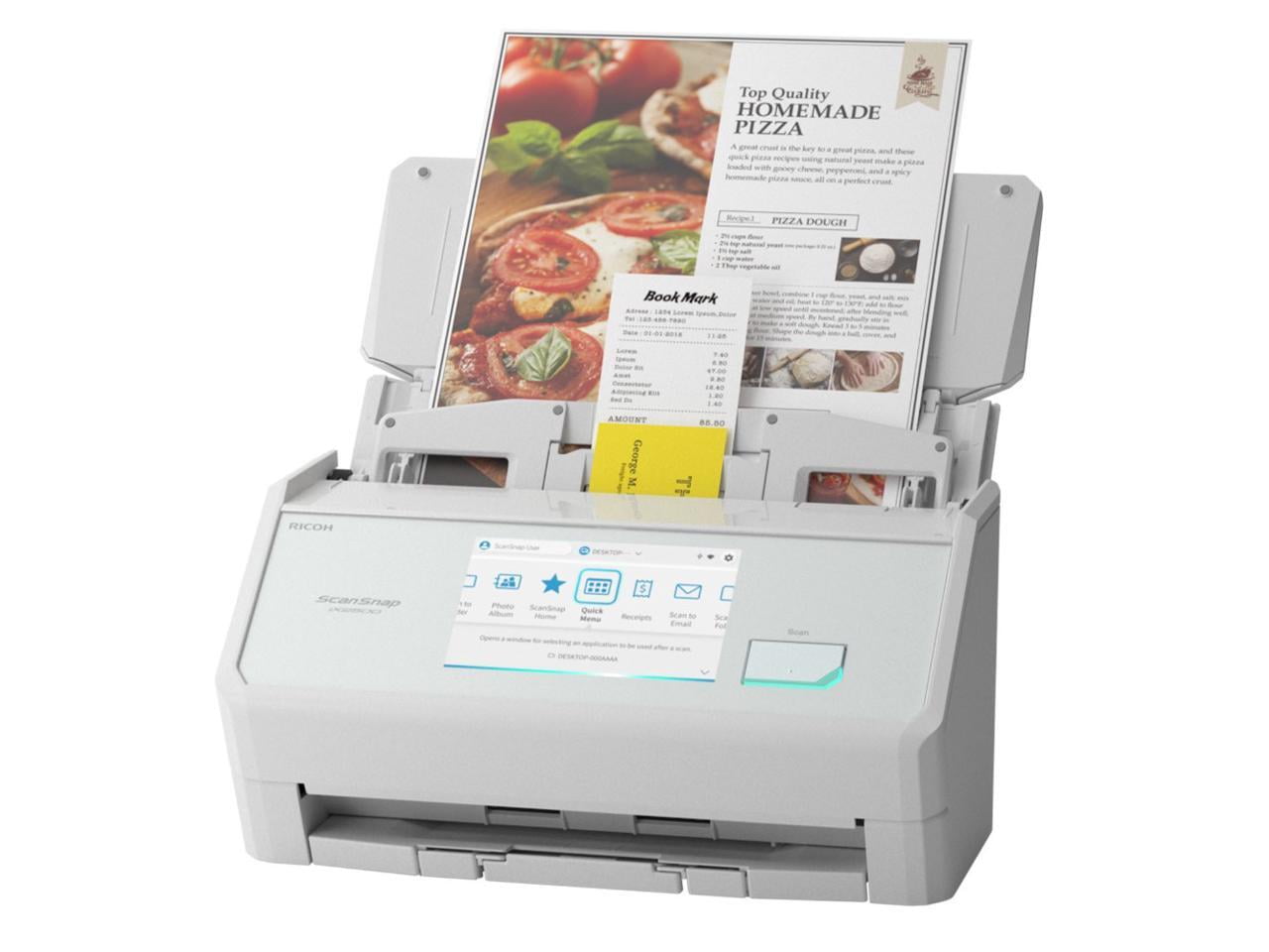 Ricoh ScanSnap iX1600 Versatile Cloud Enabled Scanner, White