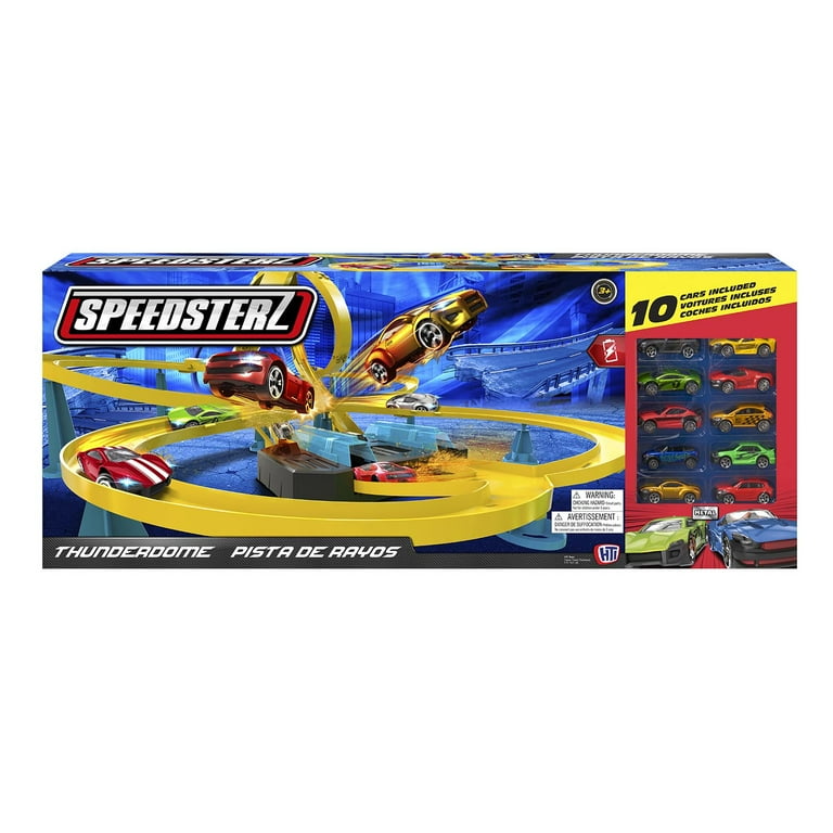 Speedsterz Thunderdome Stunt Race Track - Includes 10 Die Cast