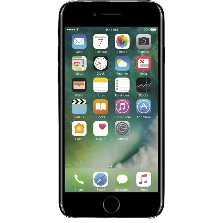 Restored Apple iPhone 7 128GB, Jet Black - Unlocked GSM
