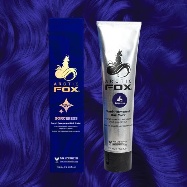 Arctic Fox Sorceress Midnight Blue Purple Semi-Permanent Hair Dye