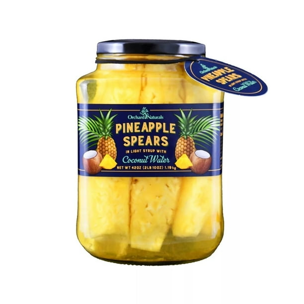 Orchard Naturals Pineapple Spears in Light Syrup with Coconut