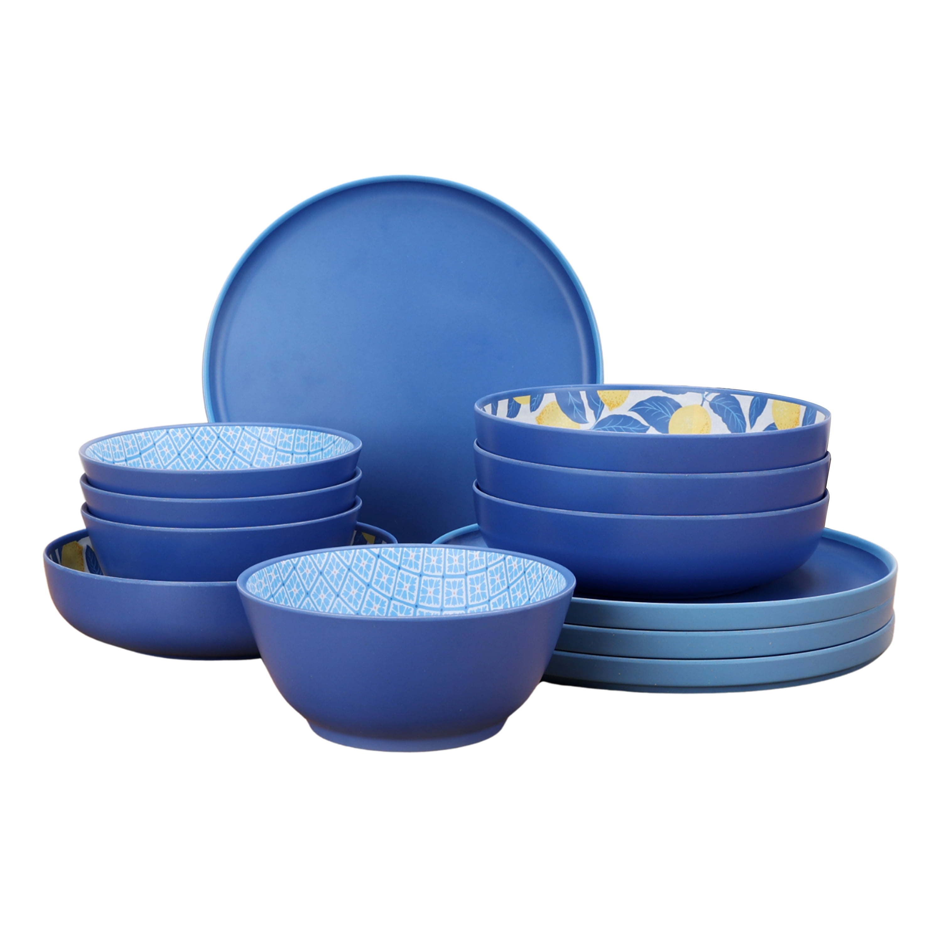 Mainstays by Becky G. & Alejandra Bamboo Melamine 12-Piece