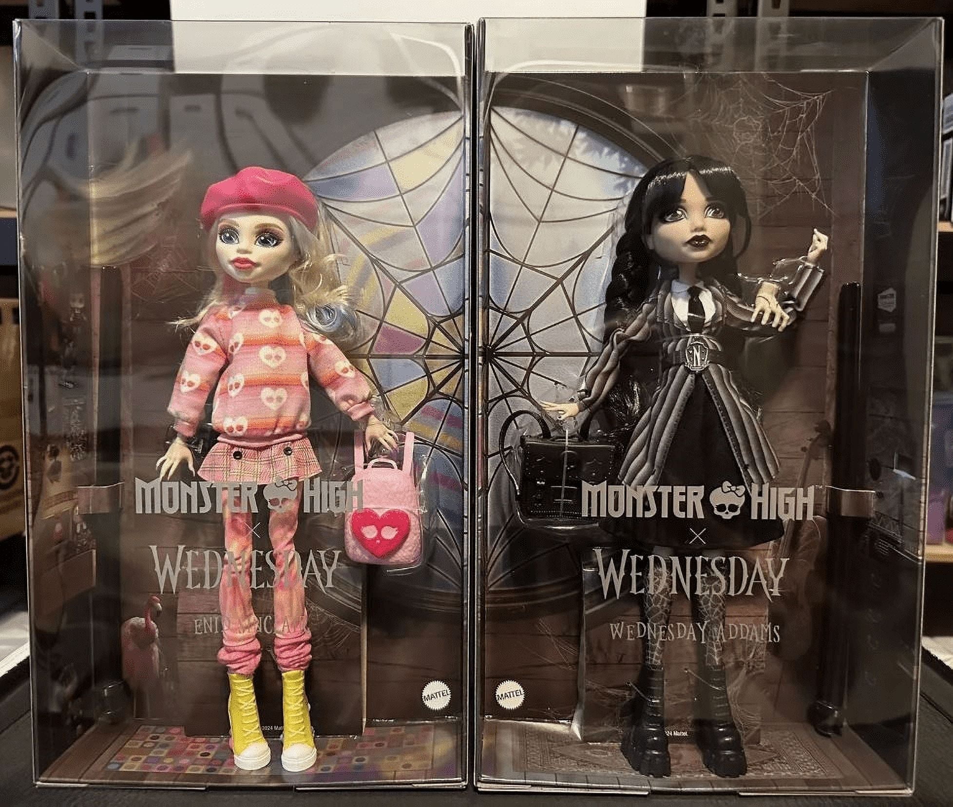 Monster High X Wednesday and Enid Sinclair Doll Bundle Set of 2