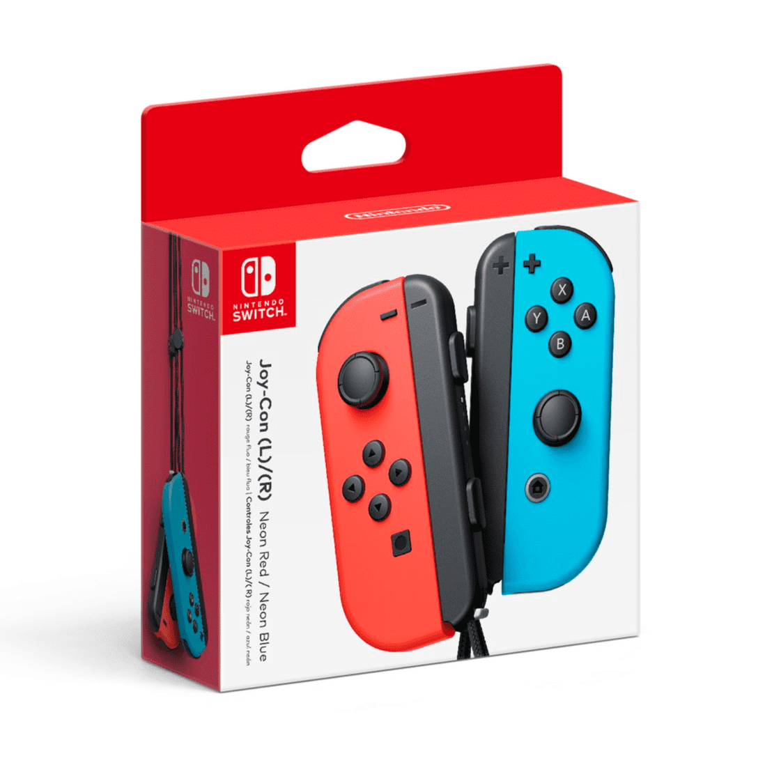 Nintendo Switch - Joy-Con (L/R) - Left Neon Red/ Right Neon Blue