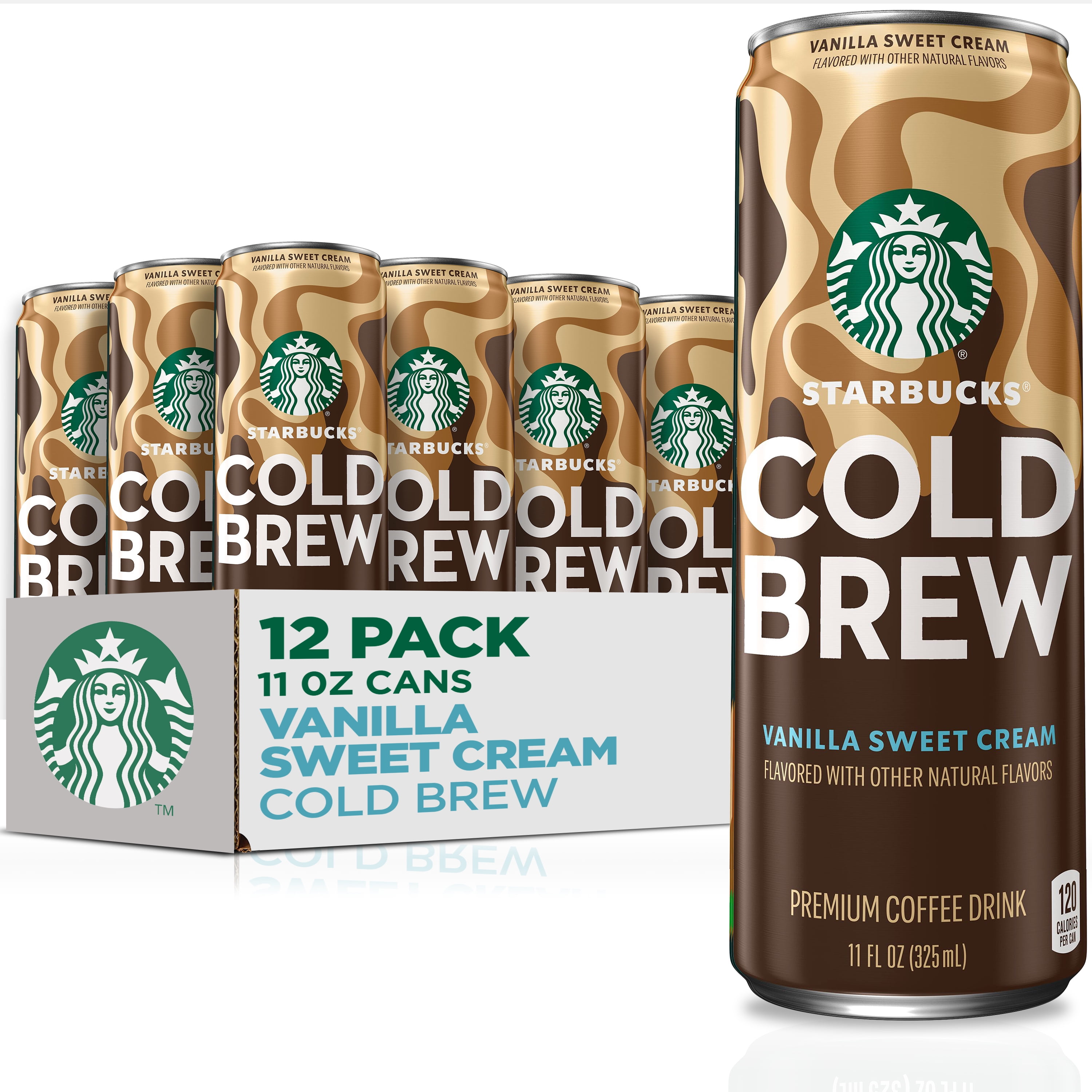 Starbucks Cold Brew Coffee, Chocolate, Caramel & Vanilla Flavor