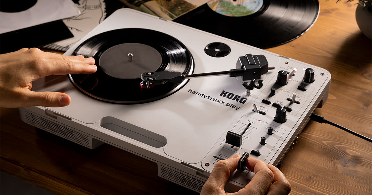 コルグ「handytraxx play」がデビュー…… クロス・フェーダーやルーパー