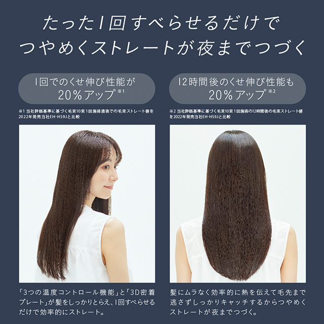 パナソニック ストレートアイロン ナノケア EH-HS0J ヘアーアイロン