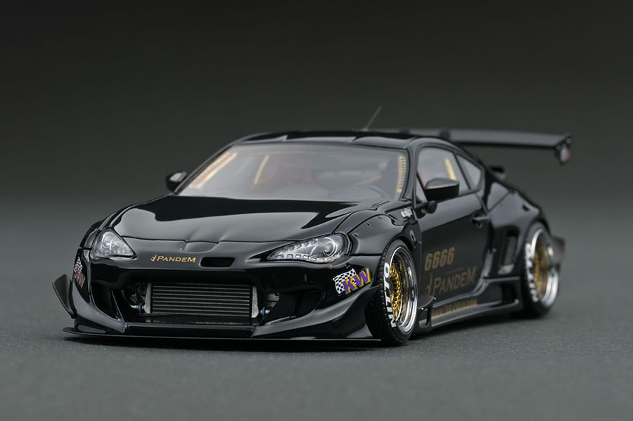 IG1169 1/43 PANDEM TOYOTA 86 V3 Black | LINE UP | [公式] ignition