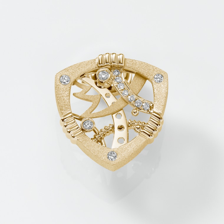 MM002]K18ダイヤモンド/ピンブローチ(ゴールド): Hyacca | IMAYO