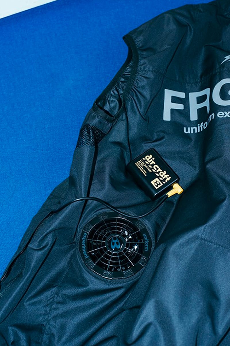 ユニフォームエクスペリメントxバートルの実験的空冷服第2弾が発売