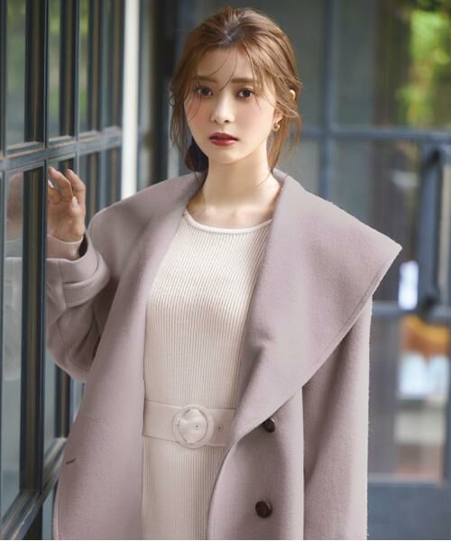 セール】 ショート丈ガウンコート 24AW （ブルゾン）｜＊＊PROPORTION