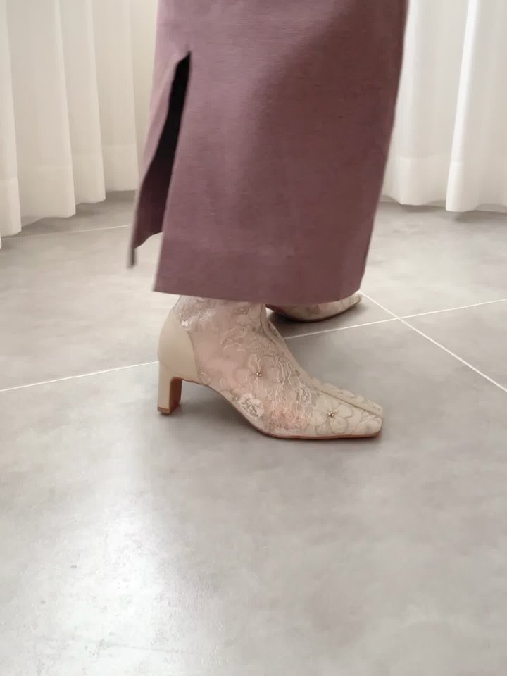 SALE】フラワー刺繍ショートブーツRANDA公式サイト