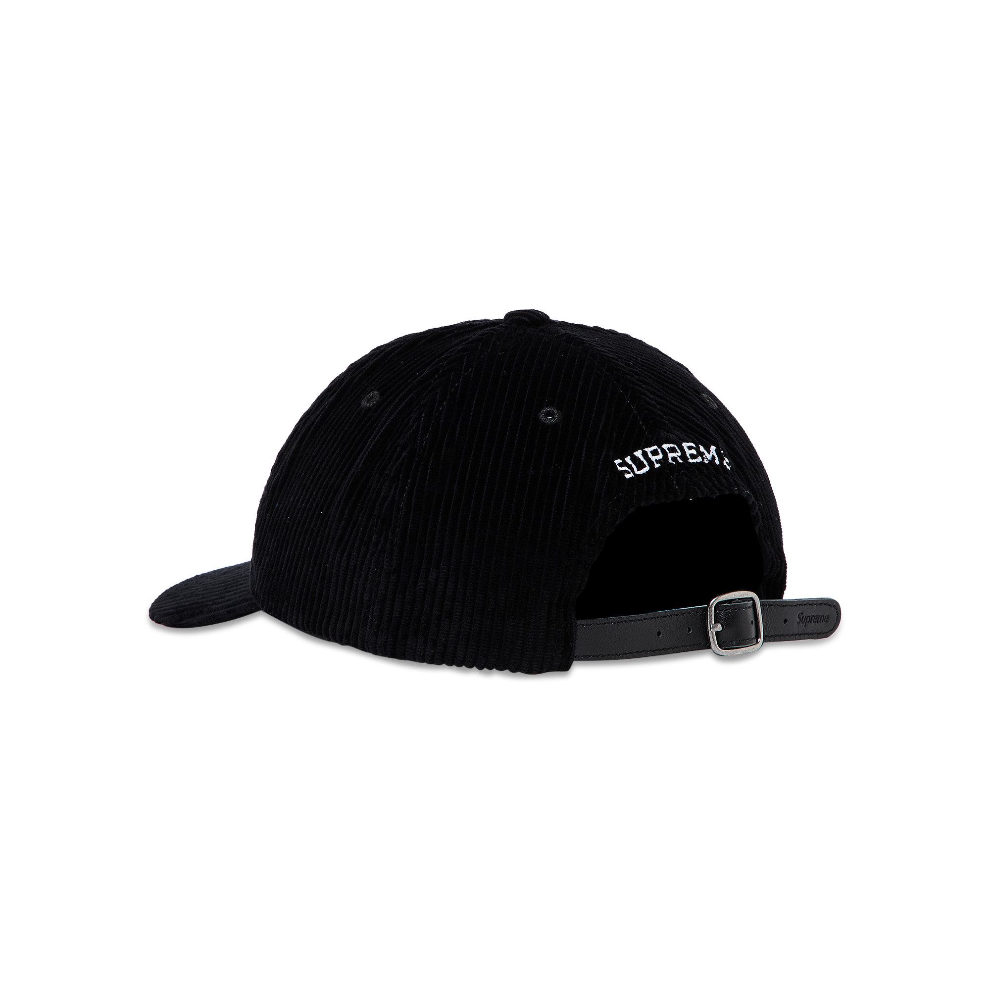 Buy Supreme Corduroy S Logo 6-Panel 'Black' - FW24H81 BLACK | GOAT