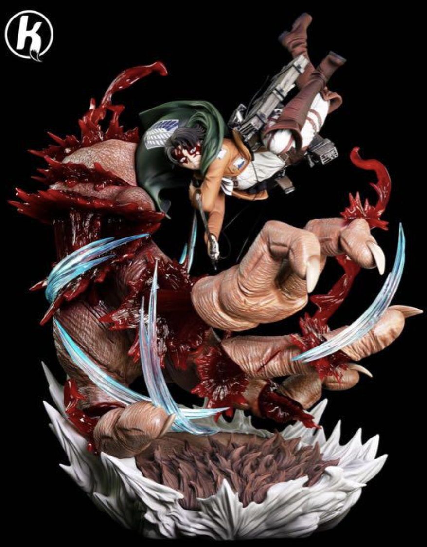 進撃の巨人】リヴァイ/ガレージキット ガレキ スタチュー/フィギュア