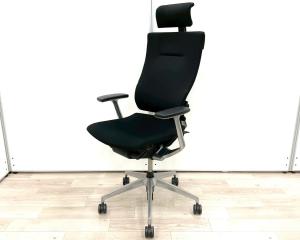 中古】スピーナチェア KE-717GP-T1T1 イトーキ/ITOKI 肘付ハイバック