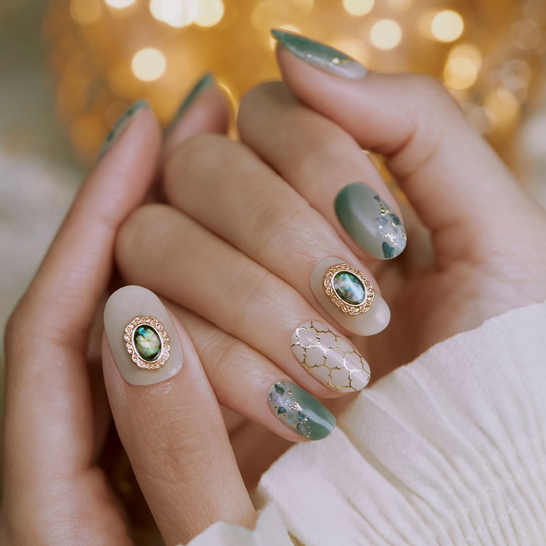 No165 ネイル ネコパーツ ムーンキャット 月 No165 ネイル ネコパーツ