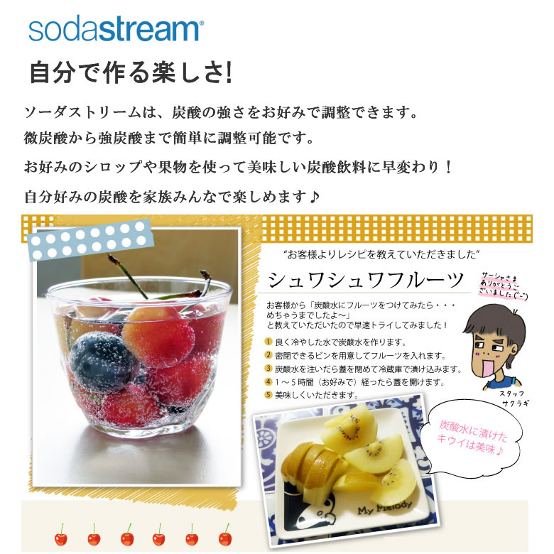 ソーダストリーム ソースパワー ホワイトメタル スターターセット「60L