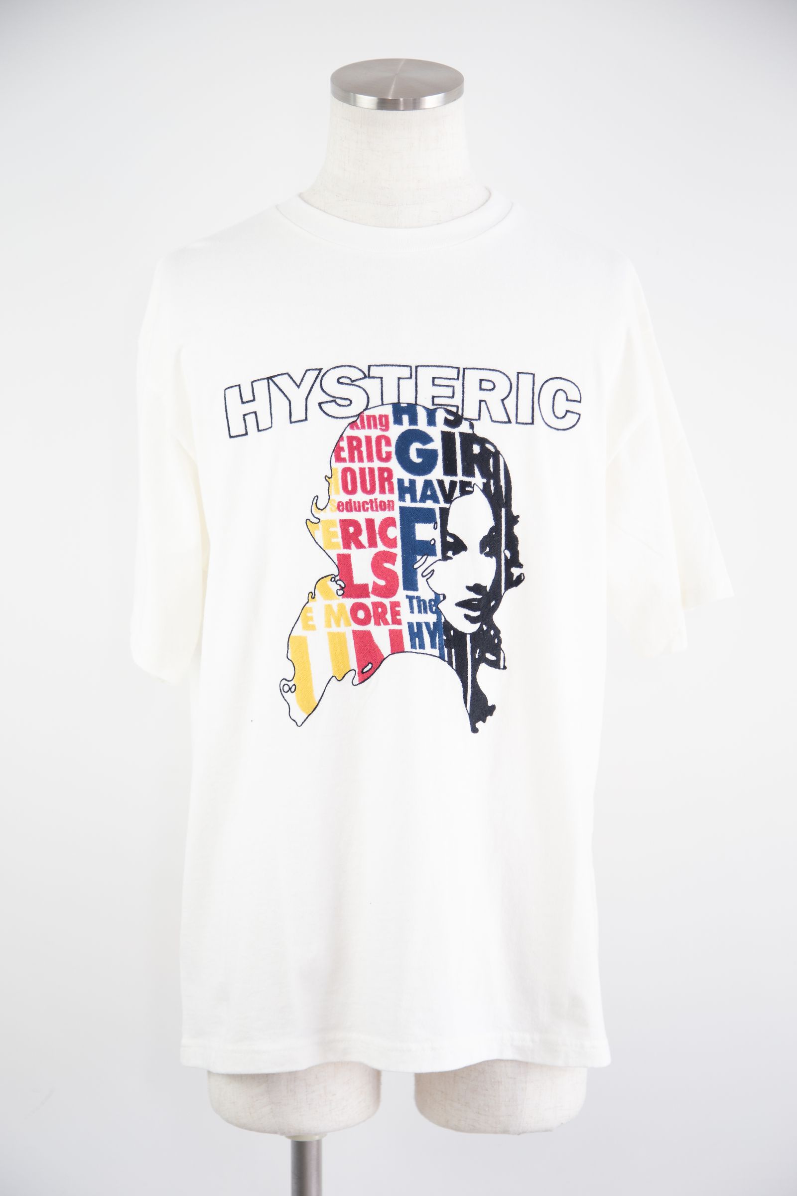 HYSTERIC GLAMOUR - HAVE MORE FUN刺繍 Tシャツ / ブラック | Tempt