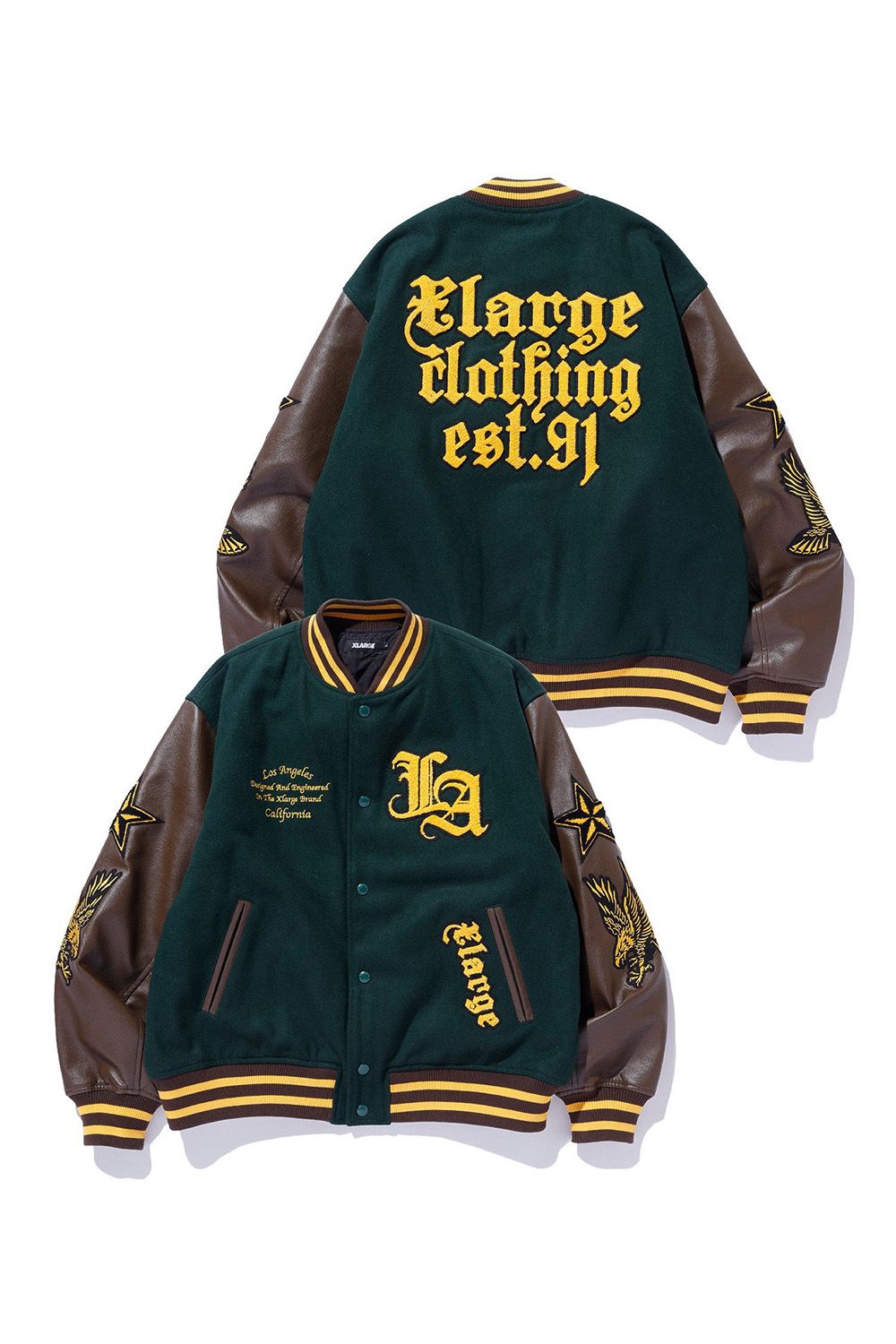 XLARGE - VARSITY JACKET / ブラック | Tempt