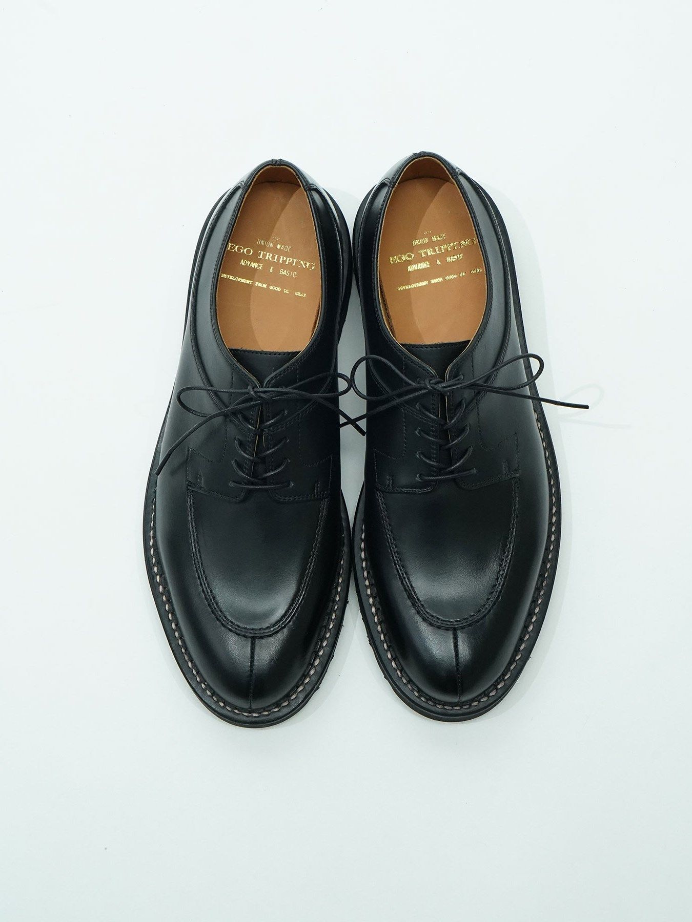 EGO TRIPPING - 《予約品》 DERBIMOD / レザーシューズ / ブラック | BRYAN