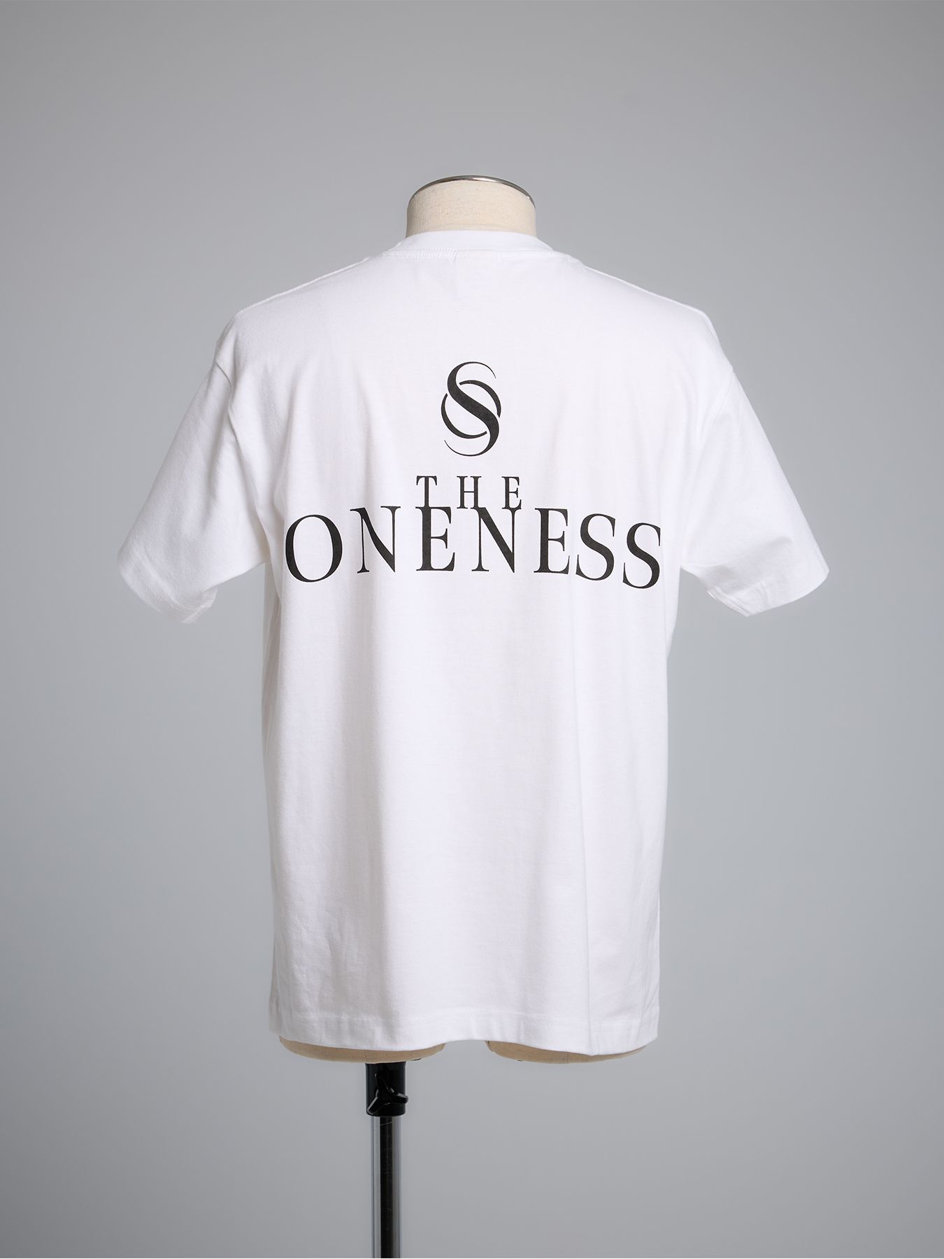 THE ONENESS - T-Shirts / ギタープリント Tシャツ / ホワイト×箔