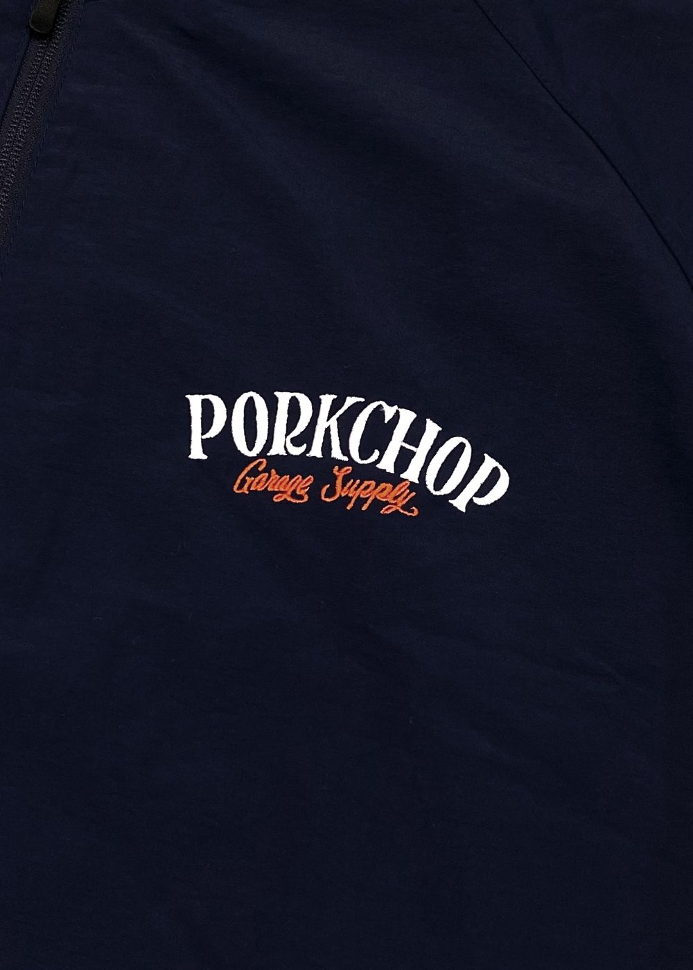 PORKCHOP GARAGE SUPPLY - PORK BACK NYLON JKT (NAVY) / ポークバック