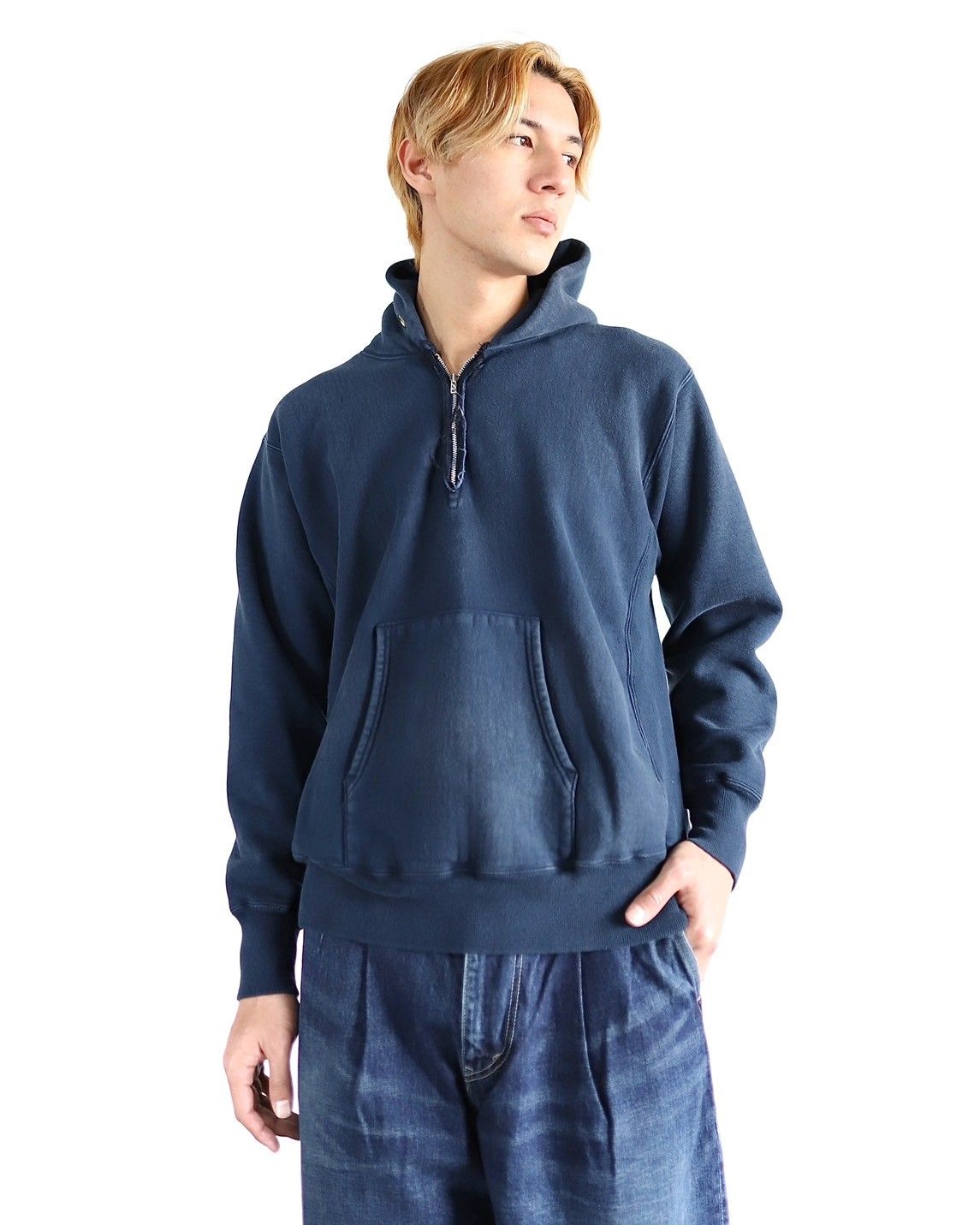 アプレッセ24SS Vintage Half Zip Sweat shirt スタイル 2024.1.20