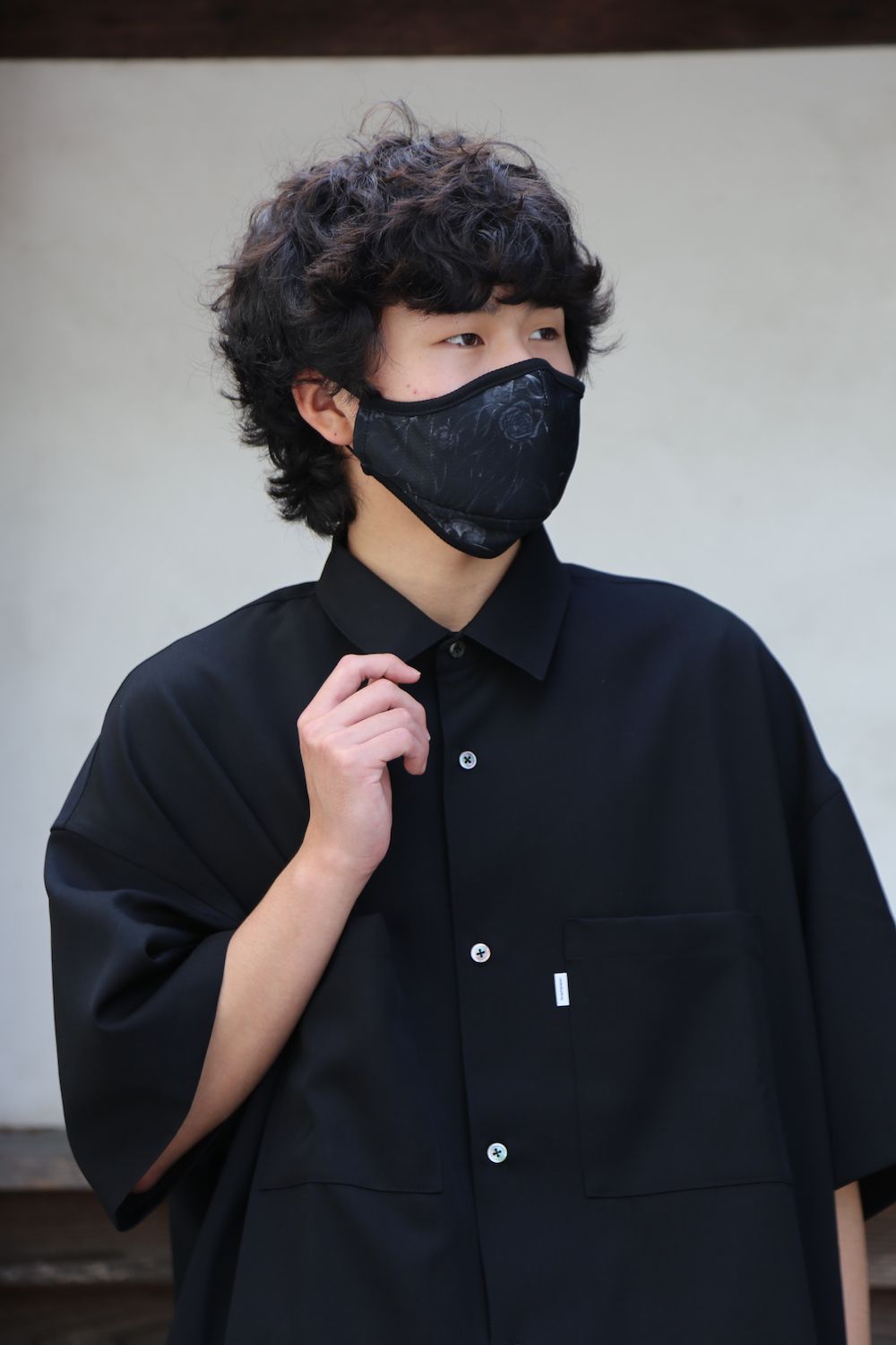 Yohji Yamamoto×NewEra MASK FACE COVERINGSマスクYohji Yamamoto