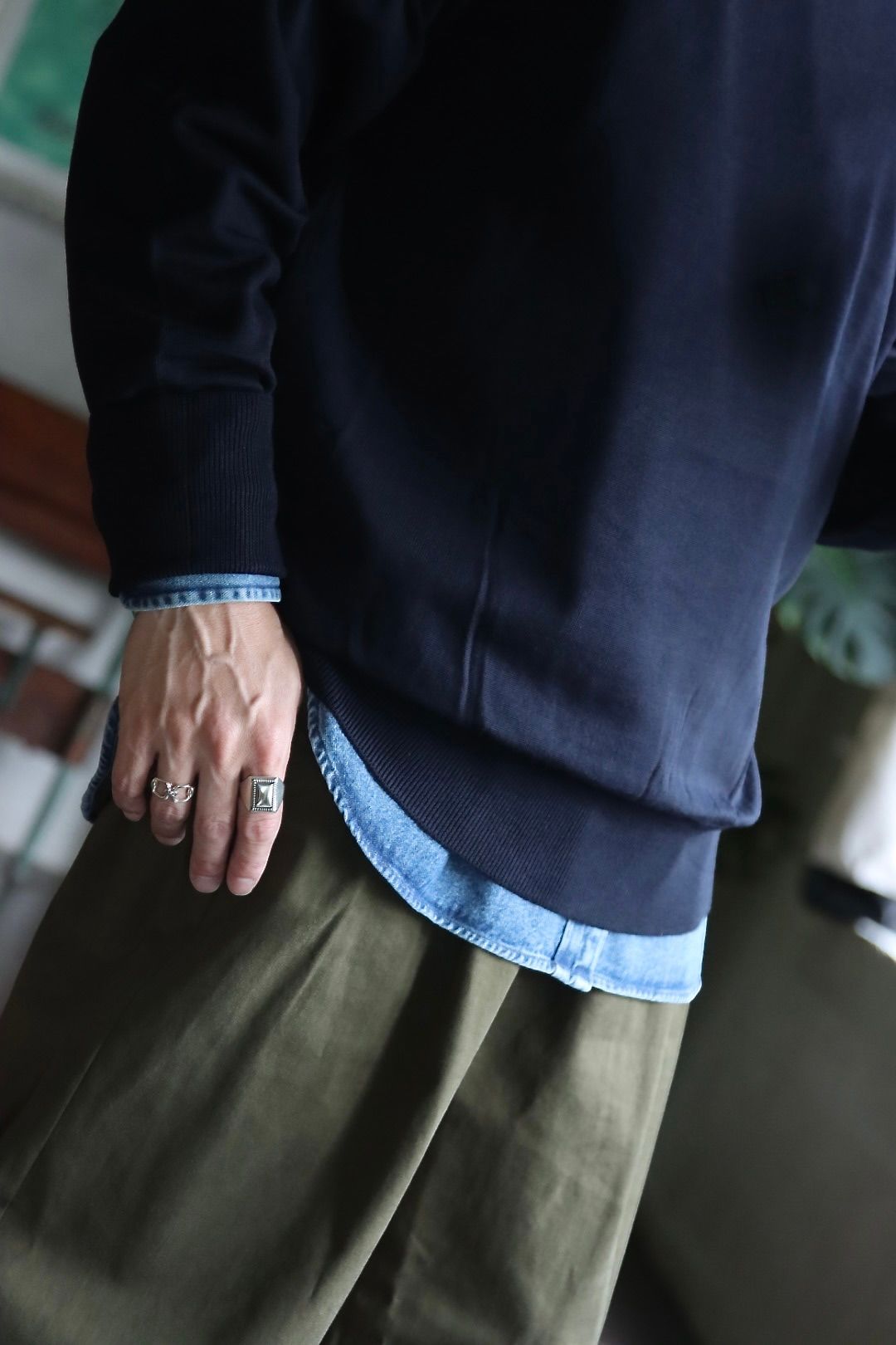 A.PRESSE - アプレッセ22FW L/S Knit T-Shirt (22AAP-03-02H)NAVY | MARK