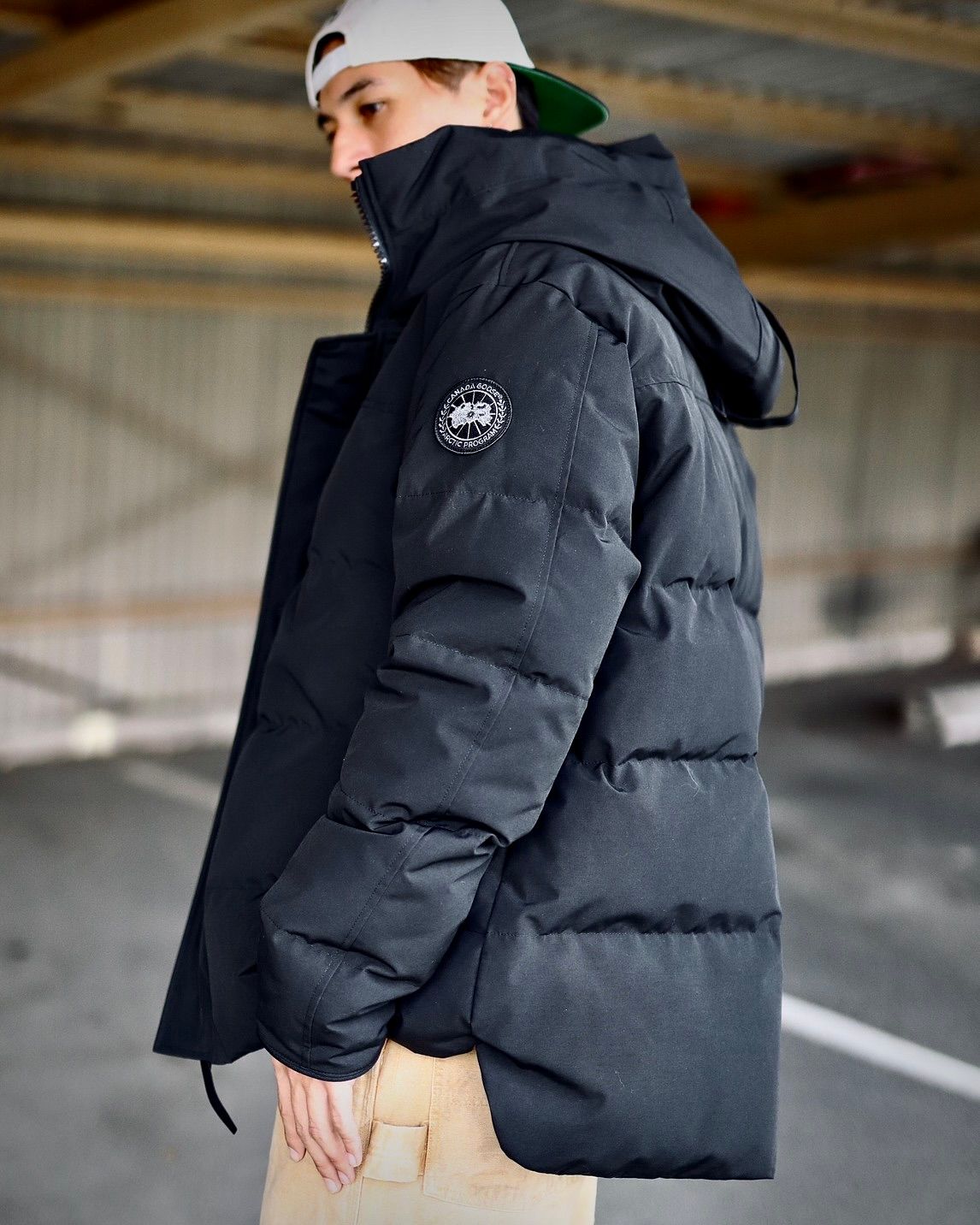 CANADA GOOSE カナダグース23AW Macmillan Parka BLACK LABELスタイル