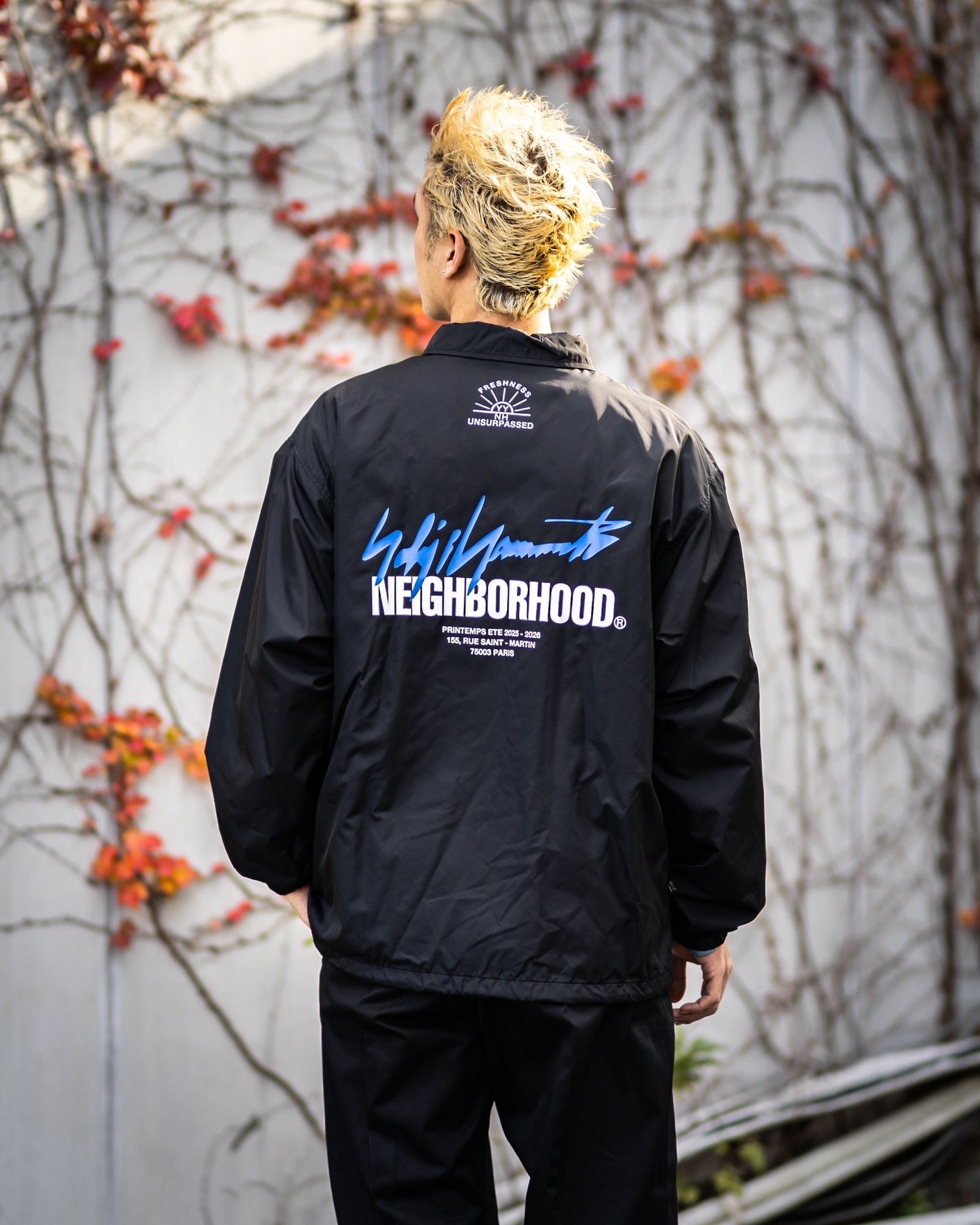 Yohji Yamamoto × NEIGHBORHOOD ウィンドブレーカージャケット 新作
