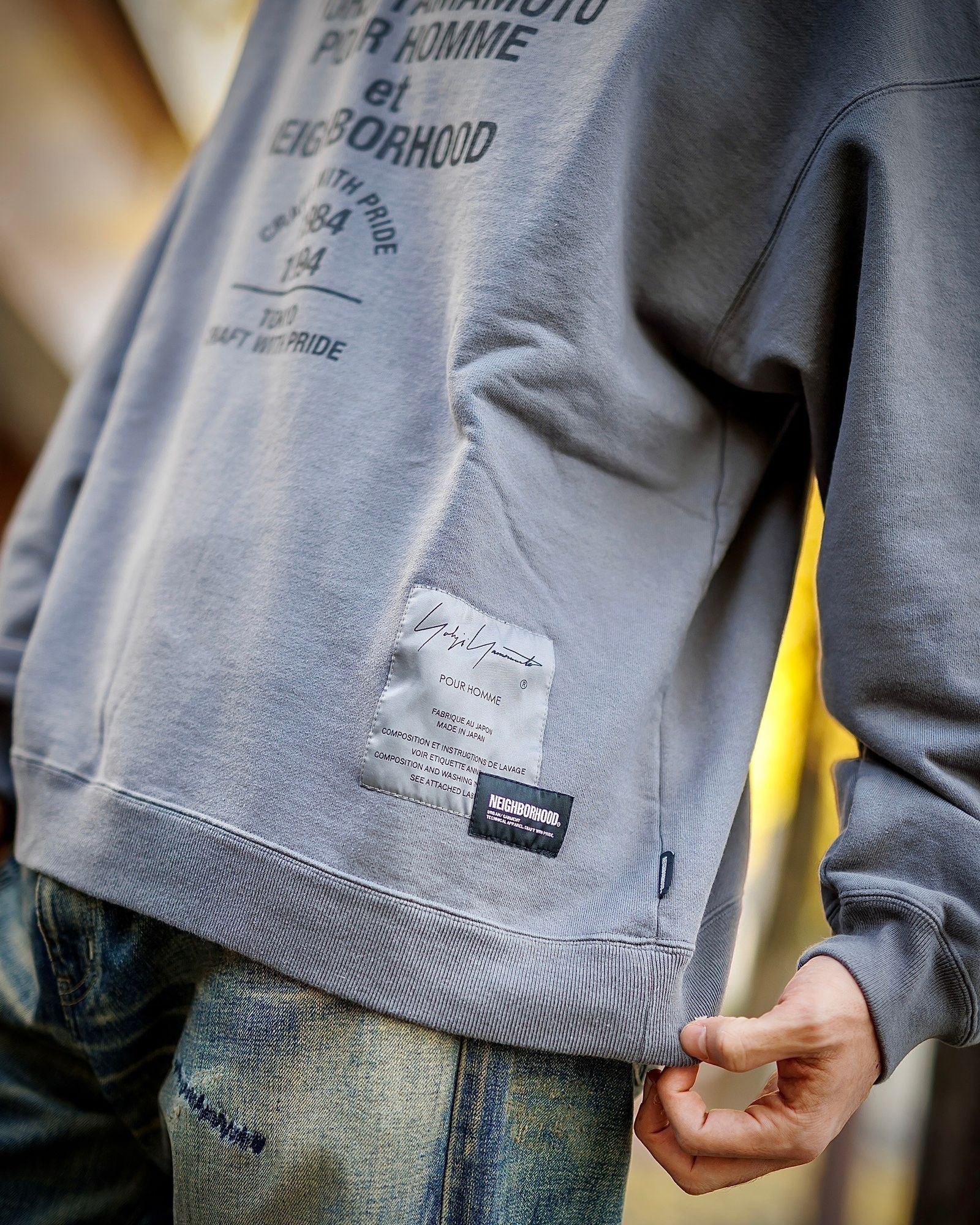 yohji yamamoto - Yohji Yamamoto x NEIGHBORHOOD SWEAT SHIRT LS(HP