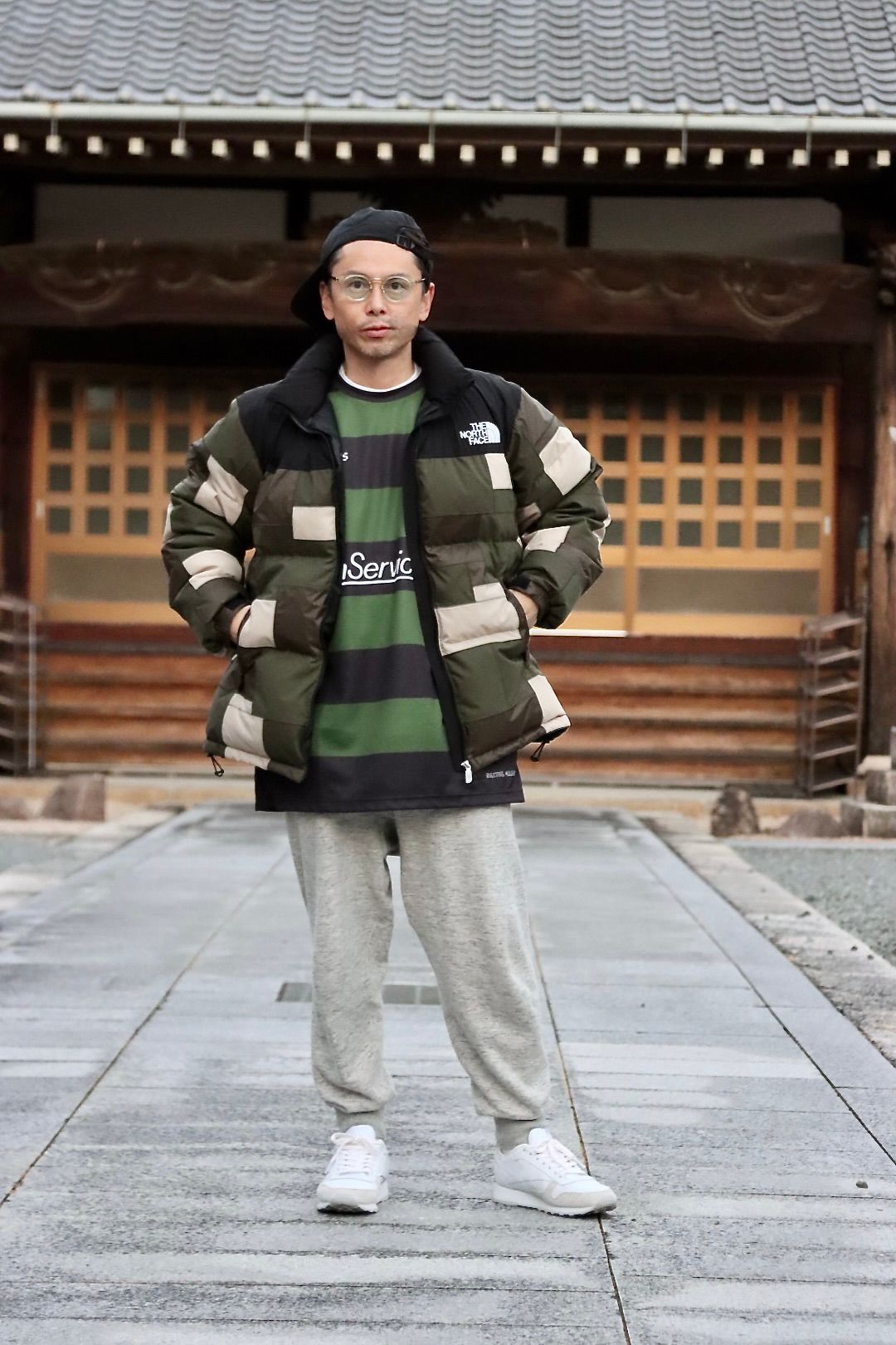 eYe JUNYA WATANABE MAN × THE NORTH FACE WネームNUPTSE JACKET