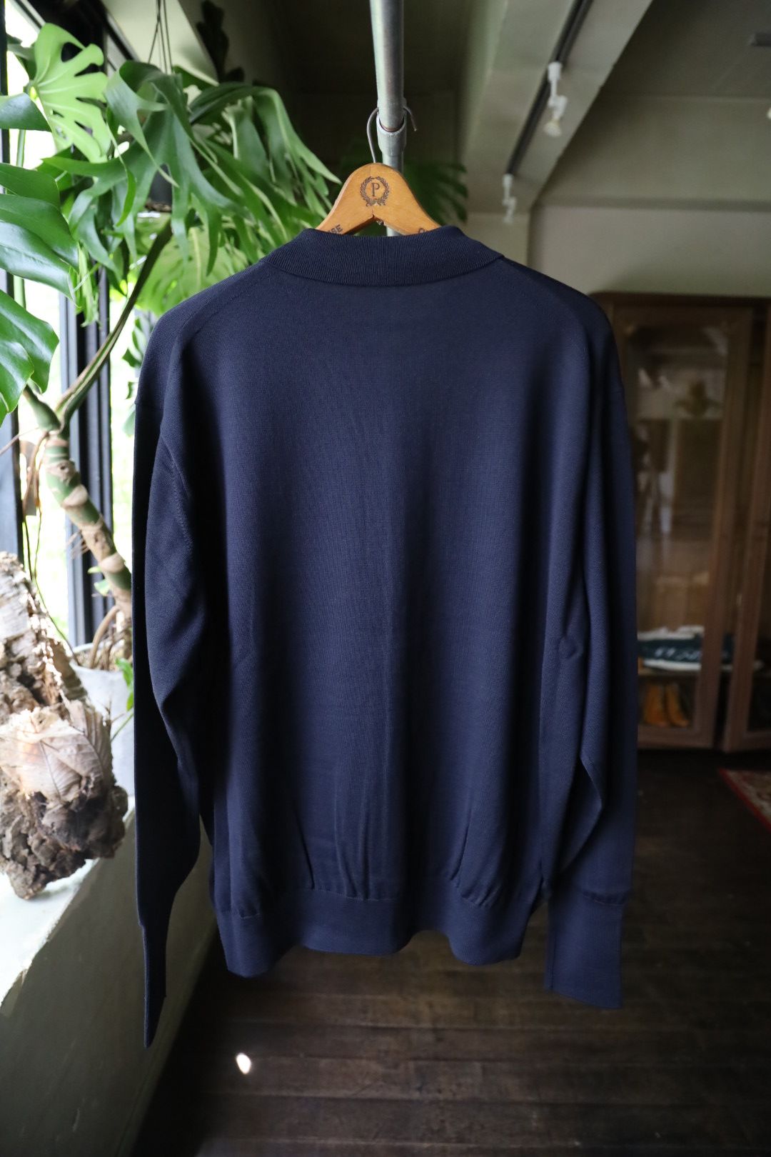 A.PRESSE - アプレッセ Wool Knit Polo Collar Cardigan(24AAP-03-07K