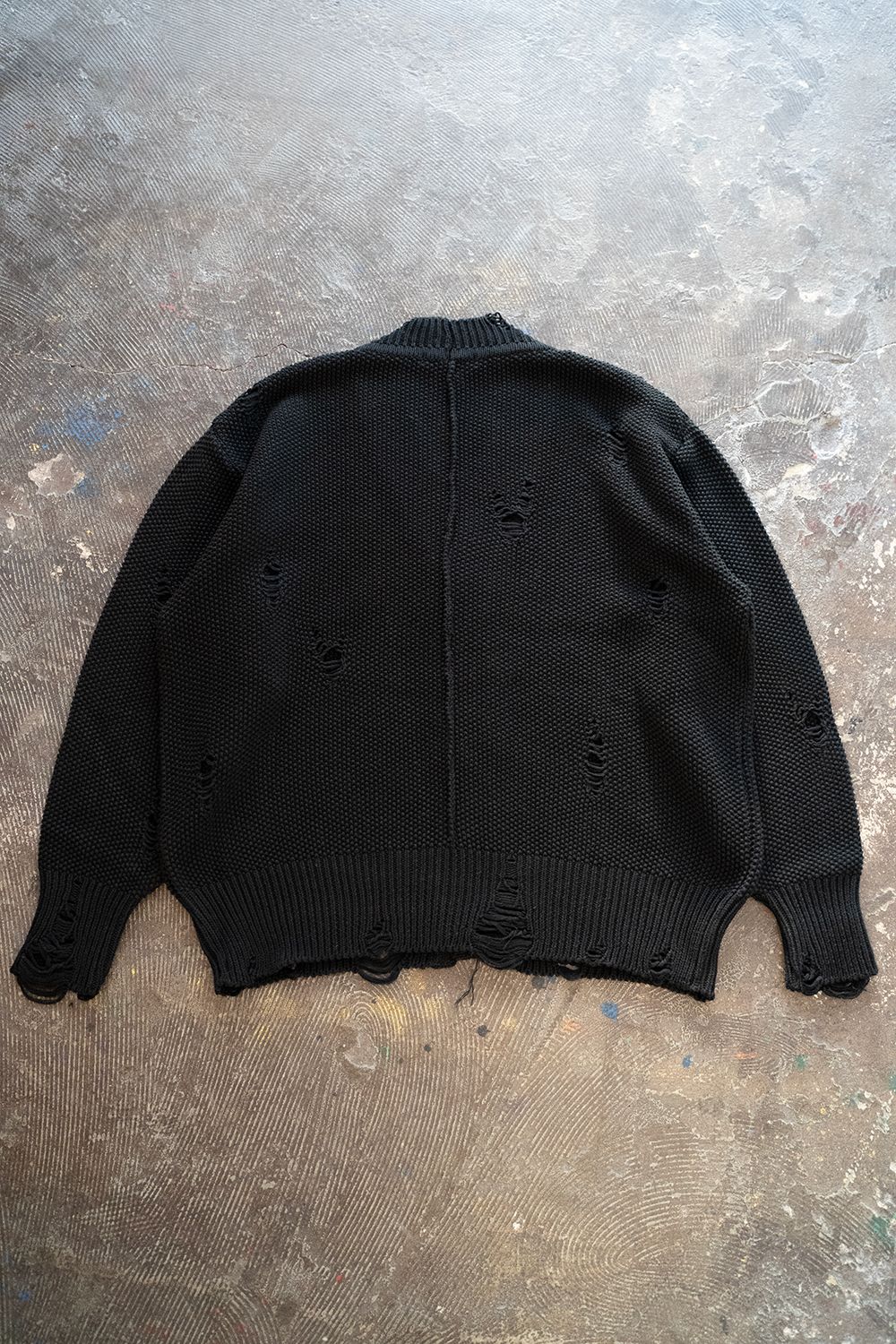 juha - 【ラスト1点】【24SS】Damage Knit Cardigan/ダメージニット