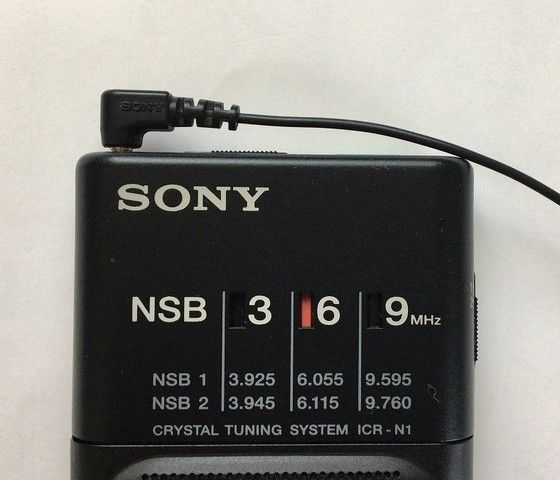 SONY ICR-N1（NSB1/NSB2 ラジオ） | ひとりごと程度のラジオ生活ブログ