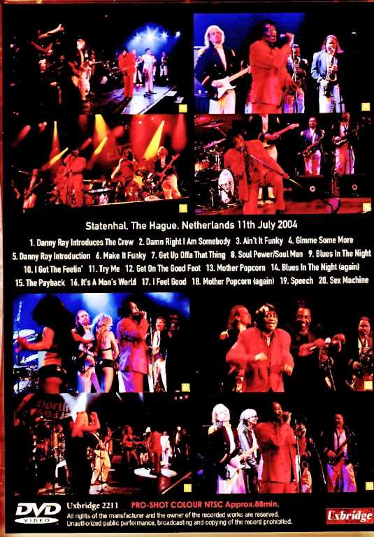 James Brown ジェームス・ブラウン/Netherlands 2004 Complete