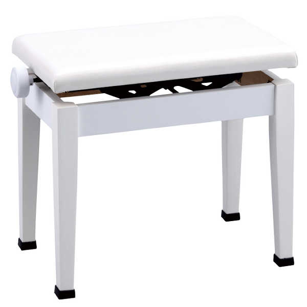 ピアノ椅子 ホワイト 電子ピアノ用ピアノ椅子 メーカー：甲南 K48-WH