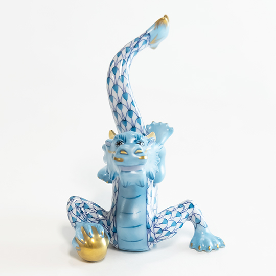 干支置物・たつ（ネイビー・ターコイズ）